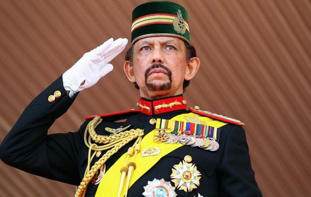 El sultán. Hassanal Bolkiah