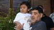 el reencuentro de diego maradona con dieguito fernando en villa devoto