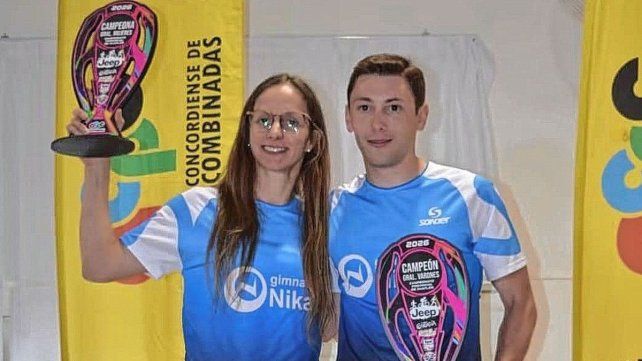 Ana María Brunini y Eduardo Pelichero los mejores del duatlón.