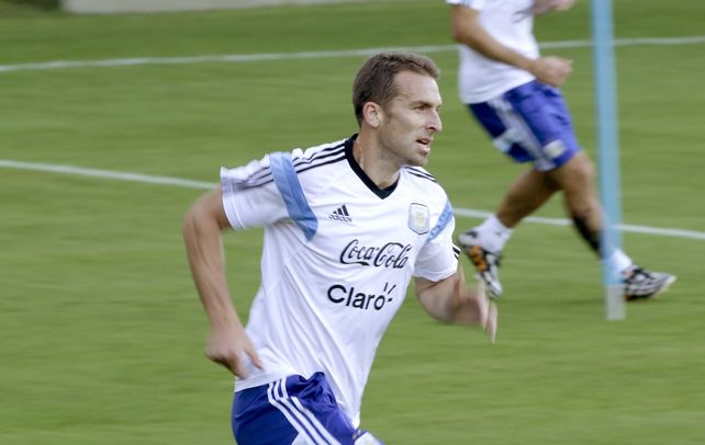 Brasil 2014. Hugo Campagnaro jugó el último Mundial. Podría volver a tener  de compañero a Maxi Rodríguez