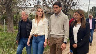 Pullaro, Qüesta y Coudannes recorrieron las obras del Canal Roverano