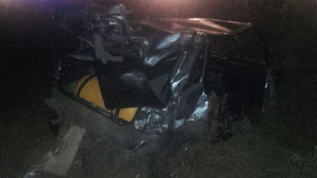 Una niña y dos mujeres fueron hospitalizadas tras volcar un auto en la ruta nacional 14