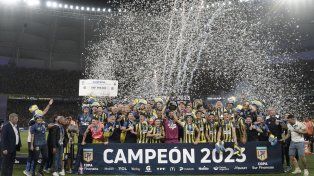 Central celebró la Copa de la Liga en Santiago del Estero.