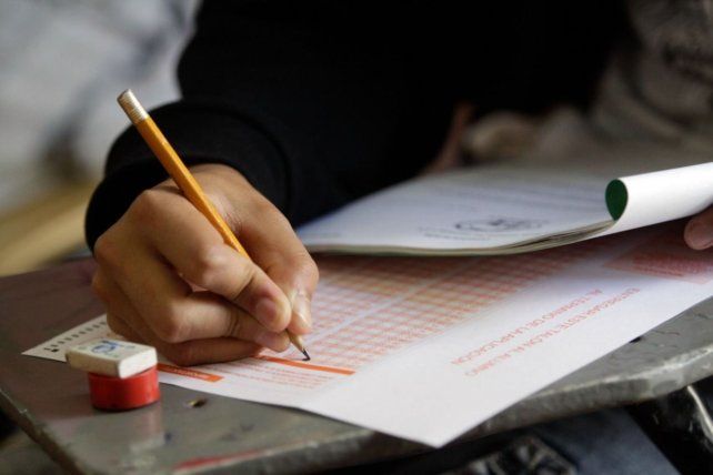 Los chicos de 3º grado de Santa Fe participaron de las Pruebas Aprender.