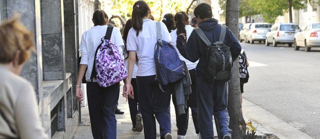 El incidente fue a pocos metros del colegio. Ayer