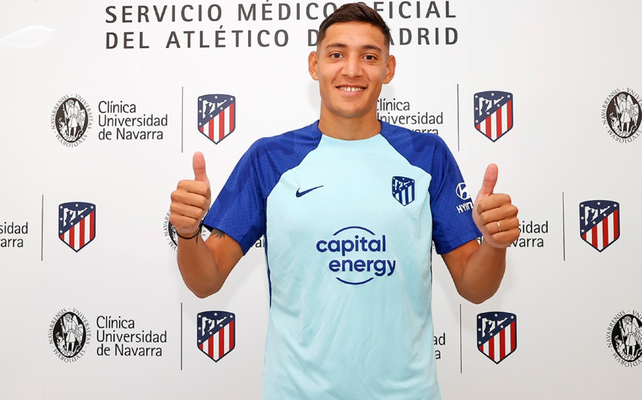 Atlético de Madrid hizo oficial la llegada de Nahuel Molina