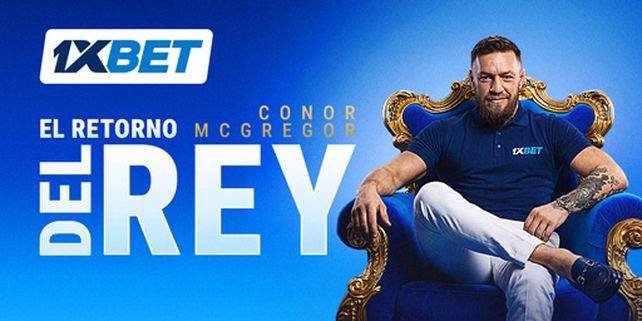 El rey ha vuelto: Conor McGregor es nuevo embajador global de 1xBet