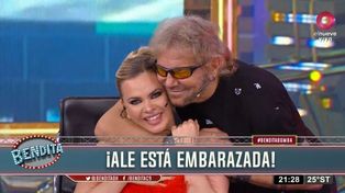 Alejandra Magleitti se emocionó hasta las lágrimas al anunciar su embarazo