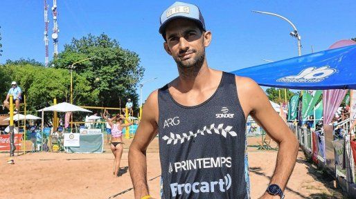 Julián Azaad anunció su retiro del beach volley profesional