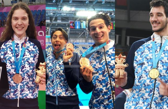 La ciudad le dio nueve medallas a la delegación argentina en Lima 2019