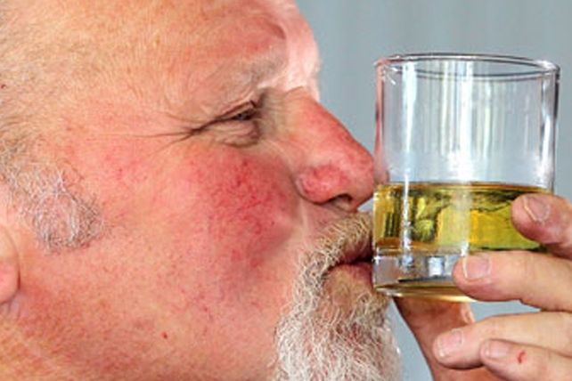 El whisky lo curó