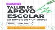 Continúa el taller de apoyo escolar en las Bibliotecas Municipales de Santo Tomé