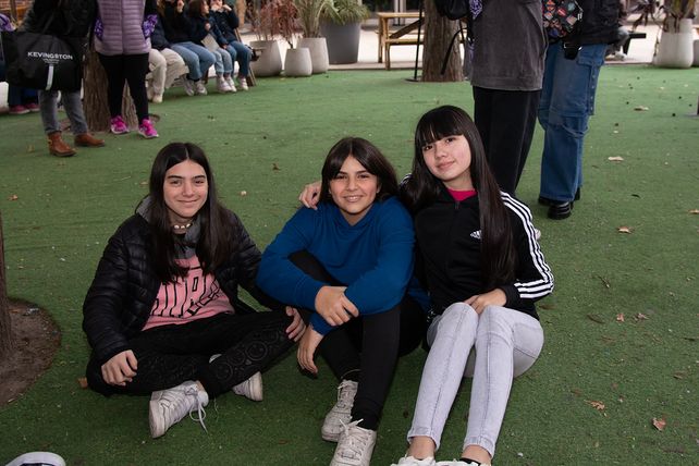 Delfina Ferraro, Alaia Descañe y Maddie Arrascaeta