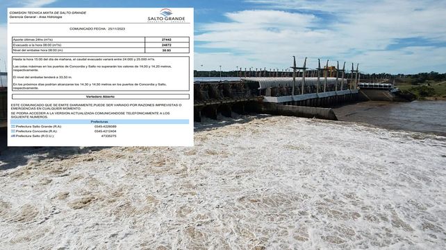 La llegada de la tercera onda en el río Uruguay no significa por ahora un aumento del nivel en el puerto Concordia. Estiman que no se trasladará aguas abajo