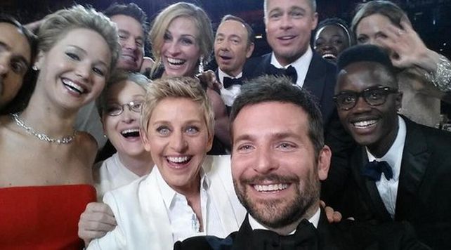 El gran selfie de los Oscars 2014