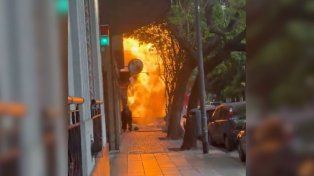 Escape de gas e incendio en Caballito: un hombre sufrió quemaduras severas