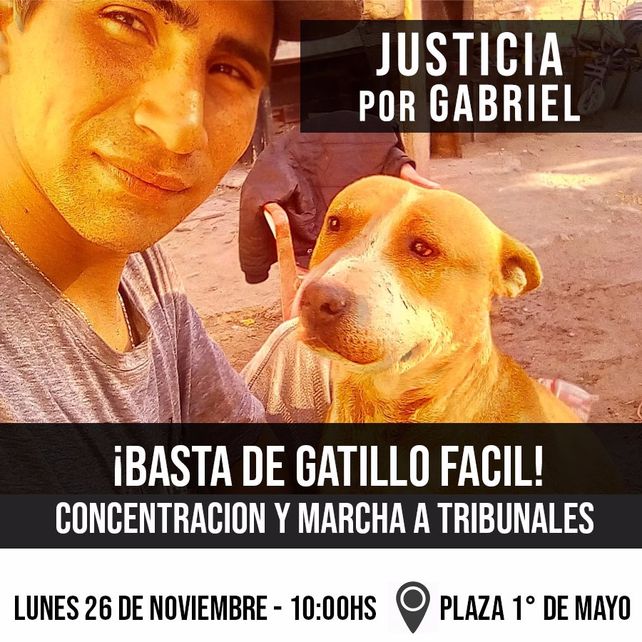 Marcha a Tribunales: denuncian Gatillo Fácil y piden justicia por Gabriel Gusmán