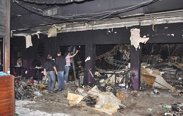 Pavoroso. El interior del club Kiss se convirtió en una trampa dantesca para más de dos mil personas.