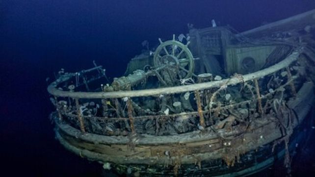 El barco Endurance está a unos seis kilómetros de donde se hundió.