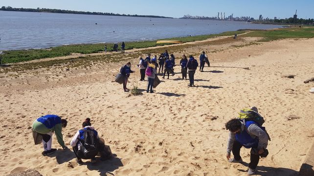 Jornada de limpieza de la costa del Paraná: recogen 900 kilos de residuos, en su mayoría plásticos
