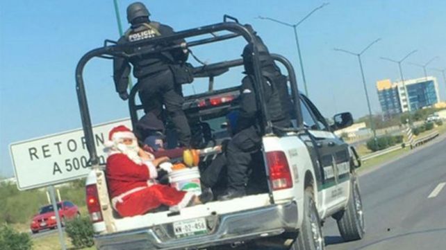 Papá Noel detenido