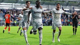 West Ham batió a Luton Town y es puntero de la Premier League