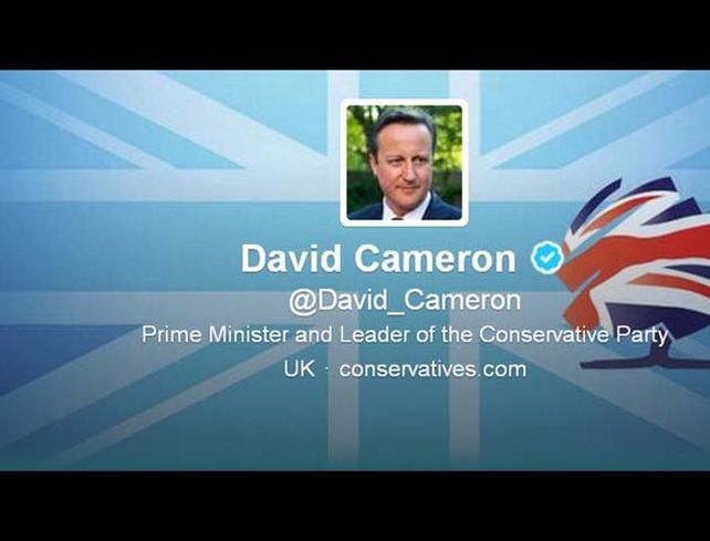 El primer ministro británico seguía en Twitter a una agencia de prostitutas de lujo