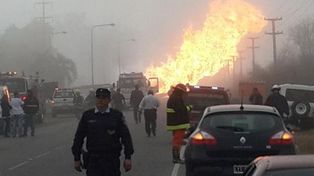 Explotó un gasoducto en Córdoba y al menos cuatro personas resultaron heridas