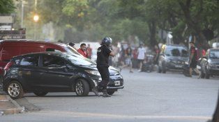 La policía tuvo que actuar inmediatamente después de consumada la victoria de Central ante Newells en el clásico.