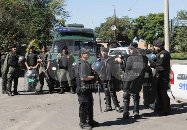 Todavía falta. Gendarmes en la ciudad