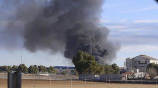 Cayó un cazabombardero de la Otan en España: 10 muertos