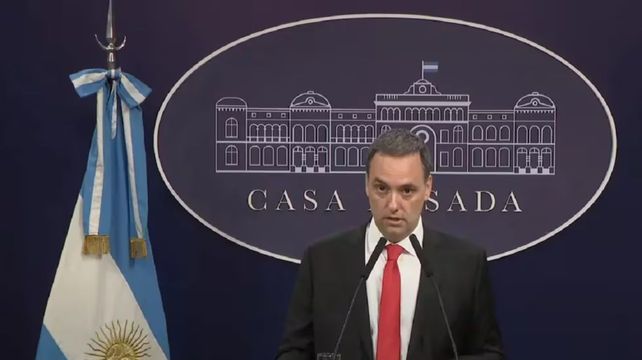 El vocero presidencial