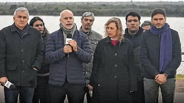 En Rosario, Rodríguez Larreta prometió sumar 10 mil gendarmes a la lucha contra el narcotráfico