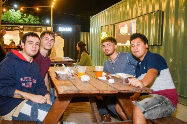 Luis Farías, Fabricio Ponzoni, Matías del Valle Rossi y Francisco Zanozzi.