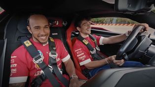 Lewis Hamilton y Charles Leclerc elogiaron la nueva Ferrari F80.