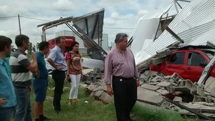 La provincia gestiona ayudas financieras para empresas damnificadas por el temporal en Rafaela