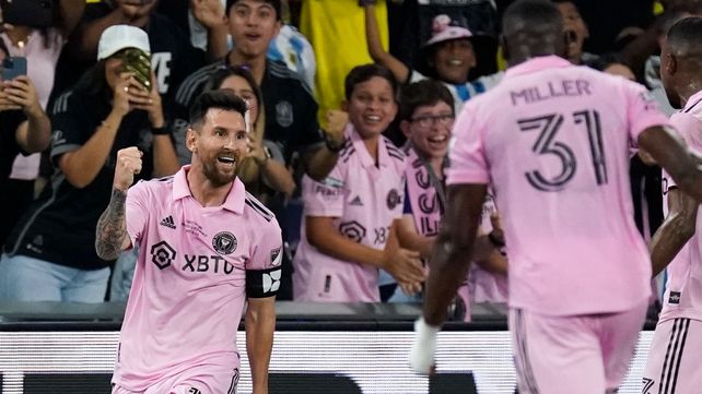 Cómo fue el golazo de Messi en la final de la Leagues Cup