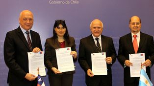 Bonfatti y Lifschitz cerraron su misión en Chile con acuerdos en Justicia y Seguridad