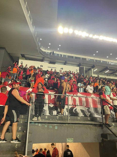 Los hinchas leprosos en el estadio de Santos. Los hinchas leprosos en el estadio de Santos.