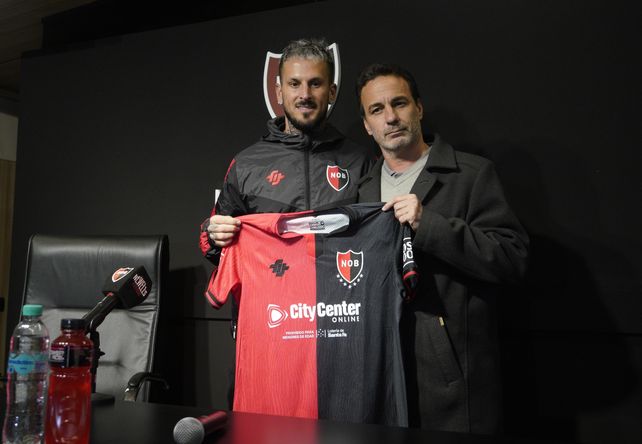 El Pipa y el vicepresidente de Newells
