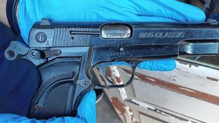 Por la balacera, se secuestraron dos pistolas 9 mm.