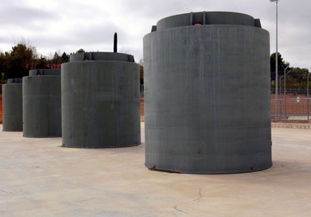 Los contenedores nucleares se prueban en Santa Fe
