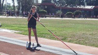 La garrochista santafesina Paula García Grecco competirá en el Nacional de Clubes.