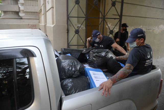 Secuestro de documentación en el Ministerio de Seguridad en Rosario