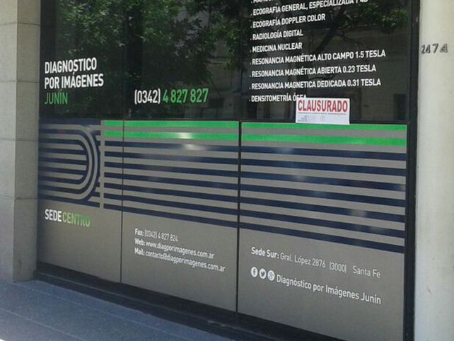 Clausuraron a un reconocido instituto médico en pleno centro santafesino