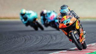 Valentín Perrone estuvo muy cerca de acceder al podio en el Gran Premio de Japón.