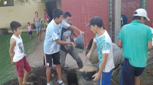 En el barrio La Loma, los scouts levantan su sede