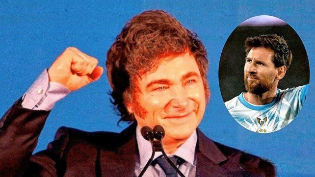Milei habló de la despedida de Messi.