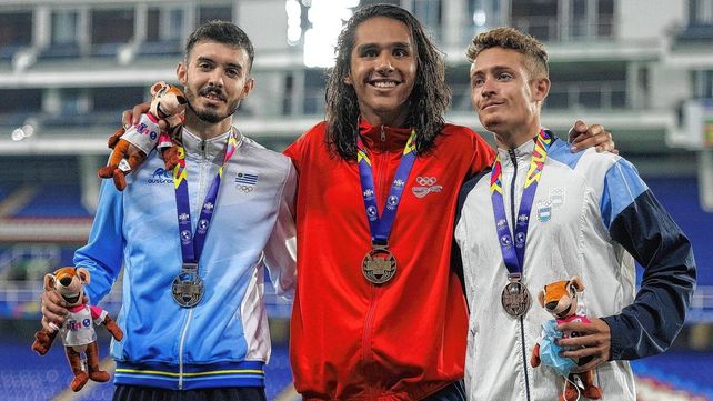 El santafesino José Zabala subió al podio en los 1500 metros llanos y consiguió la medalla de bronce en Colombia.