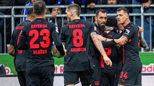 Bayer Leverkusen batió a Darmstadt y manda en la Bundesliga